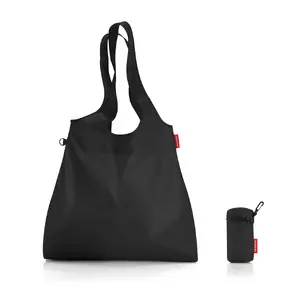 Сумка-тоут Reisenthel mini maxi shopper L Черная Полиэстер 22L