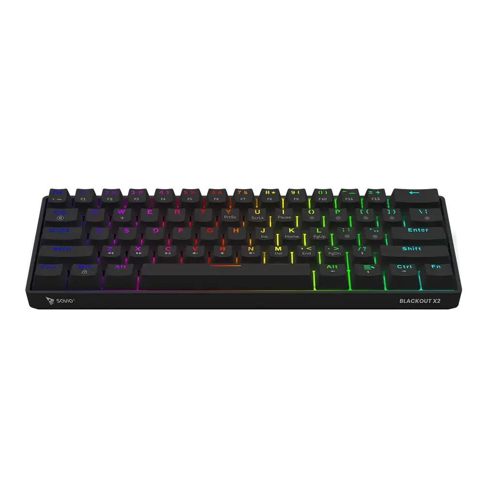 SAVIO BLACKOUT X2 PEACH 61 taustiņu mēhaniskā tastatūra Photo 2