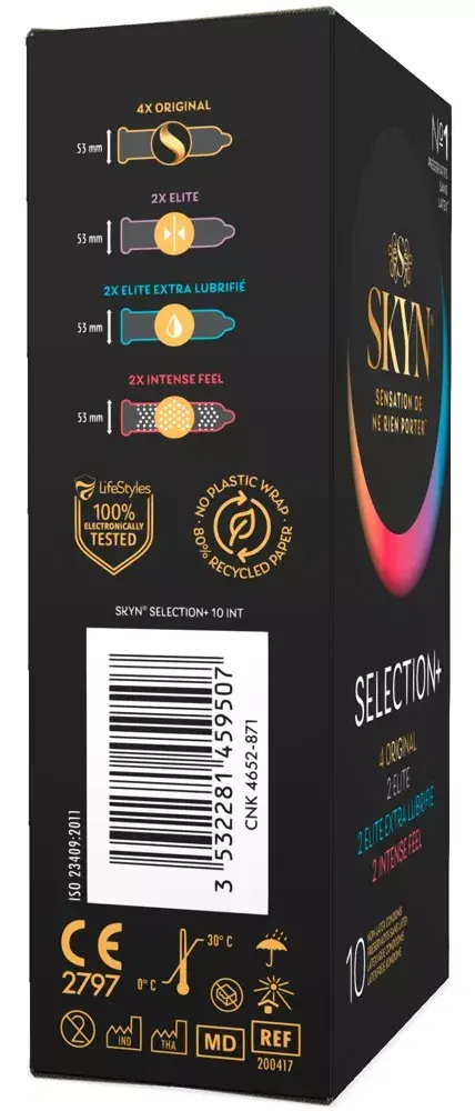 Презервативы SKYN Selection+ 10 шт — безлатексные Photo 2