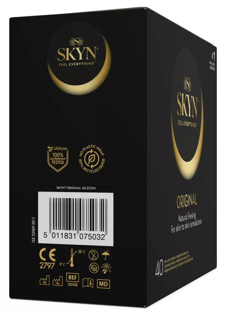 Презервативы SKYN ORIGINAL 40 шт — безлатексные 180×53 мм Photo 2