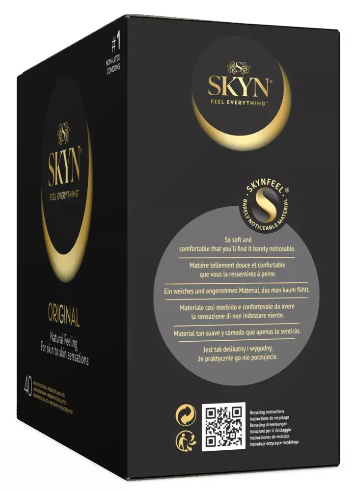 Презервативы SKYN ORIGINAL 40 шт — безлатексные 180×53 мм Photo 3