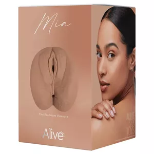 Masturbator Alive TPE Flesh — realistic vaginal & anal shape, TPE, total length 14.6 cm, outer Ø 10 cm