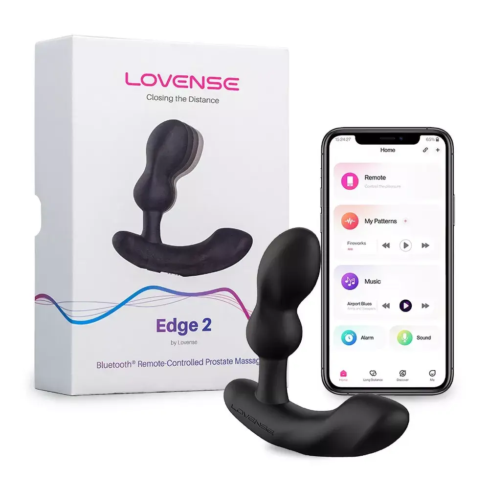 LOVENSE Edge 2 анальный вибратор — силикон, Bluetooth Photo 5