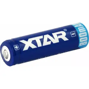 Rechargeable Li‑ion battery XTAR XT124 14500 3.7V 800mAh, Ø 1.44 cm × 50.5 mm, 1 pc