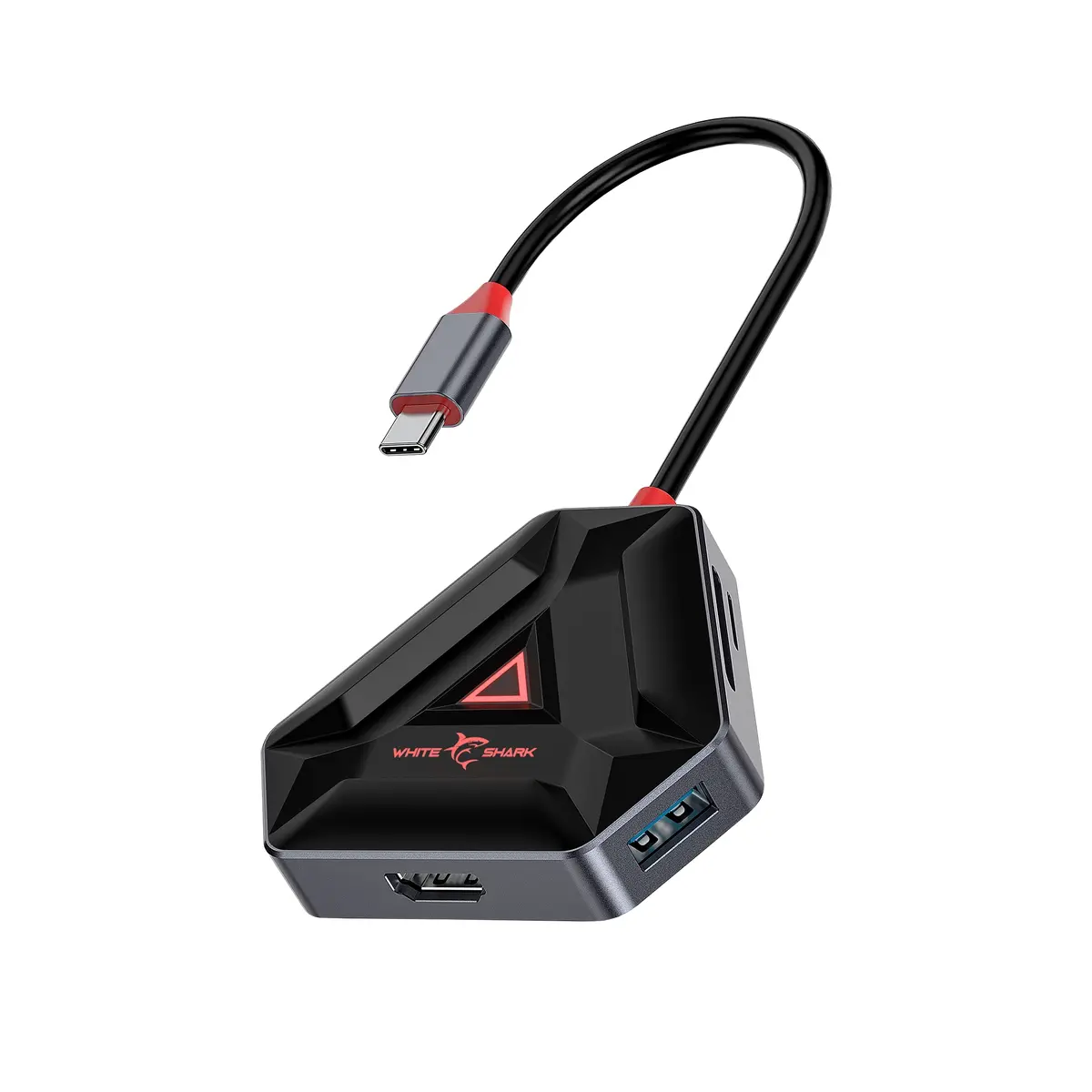 USB-C hubs SBOX HEXAGON 6‑in‑1 ar