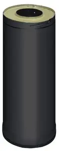 Steel Chimney Extension Harvia WHP500M 500 mm black