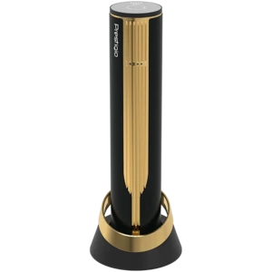 Prestigio Maggiore Automatic Wine Opener with Foil Cutter, 480mAh Battery, Black and Gold