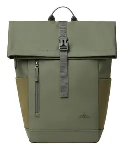 Рюкзак для путешествий Rivacase Eden Оливковый PU кожа Полиэстер rPET 250x160x430мм