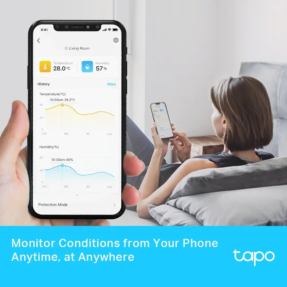 TP-Link Tapo Умный Монитор Температуры и Влажности Photo 4