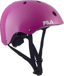 Helmet FILA NRK FUN pink size M/L 54–59 cm — protective skate & scooter helmet