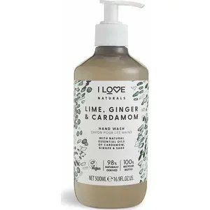 Liquid Hand Wash I love Naturals Lime, Ginger & Cardamom 500 ml