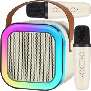 Портативная караоке-колонка Lexi Book LXGA34 с Bluetooth, RGB-подсветкой, USB, входом 3.5 мм и двумя микрофонами