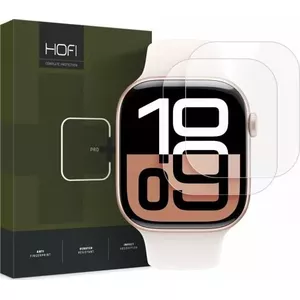 Гидрогелевая пленка Hofi Hydrofex Pro+ 2 шт. для Apple Watch 10 (42 мм), прозрачная