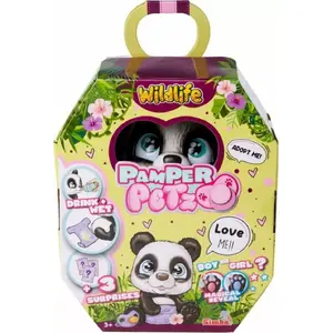Plush Toy SIMBA Pamper Petz Panda from Pamper Gang – soft panda plush, small collectible