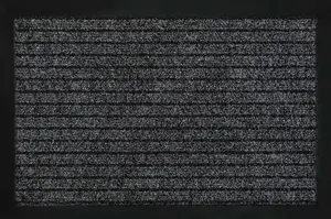 Durvju paklājs DOMOLETTI KSKHLG-041 100x150 cm pelēks