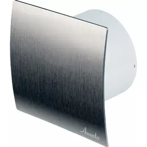 Вентилятор для ванной AWENTA WES125H, Ø125 мм, 175 м³/ч, 18 Вт, 230 В, датчик влажности, таймер, серебристый