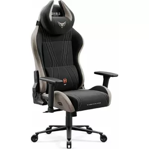 Gaming chair Diablo Chairs X-Horn 2.0 Normal Size Camel Black – ergonomic seat, adjustable armrests, reclining back