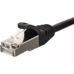 Patchcord NETRACK RJ45 Cat6 FTP (F/UTP) 0.5 m black