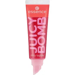 Lip gloss Essence Juicy Bomb 10 ml — shade 104 Poppin' Pomegranate, glowing finish