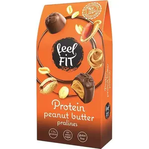 Proteīna pralīnas ar zemesriekstu sviestu 66 g, Feel FIT