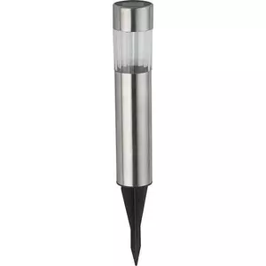 Solar Garden Lamp Volteno VO2212 stainless steel — outdoor solar lighting