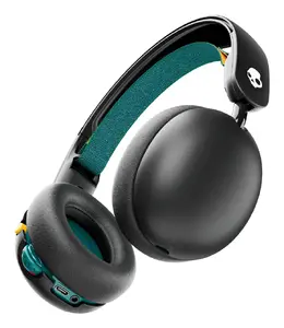 Skullcandy Grom Wireless On-Ear Headset Bluetooth USB Type-C Black for Calls and Music