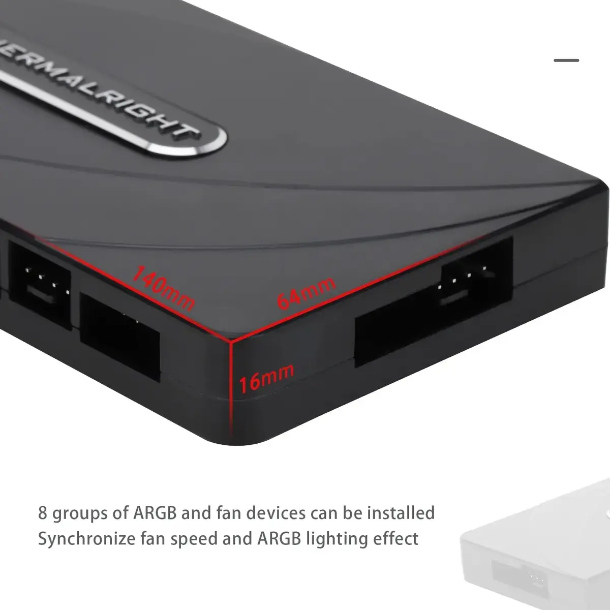 Контроллер ARGB вентиляторов Thermalright TL-FAN ARGB HUB x8 Photo 2