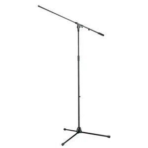 Boom microphone stand König & Meyer 21021 Tripod base Black Height 112-201 cm