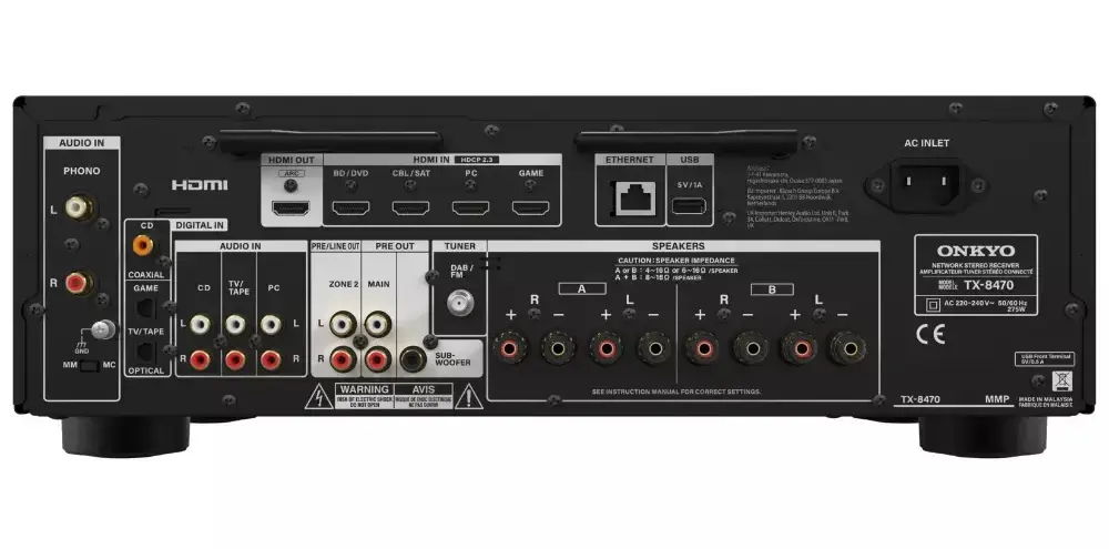 AV uztvērējs ONKYO TX-8470 Photo 2