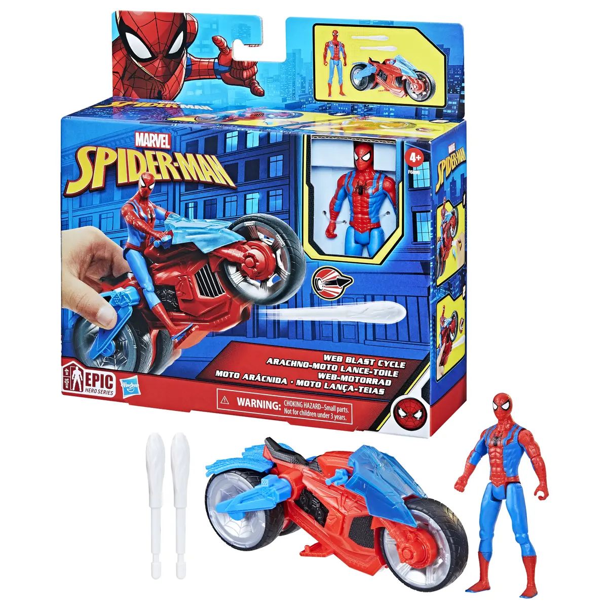 Мотоцикл Hasbro Marvel Spider-Man Web Blast Cycle Photo 4