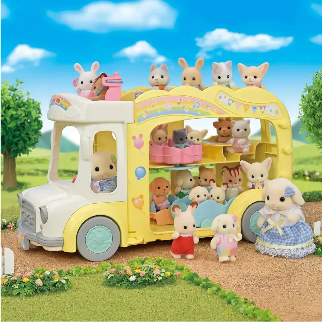 Автобус Sylvanian Families Rainbow Fun Nursery Bus Photo 5