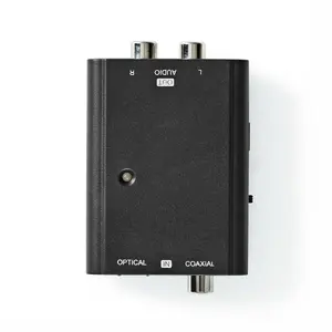 Audio Converter Nedis ACON2509BK Black 57mm x 50.5mm x 23mm