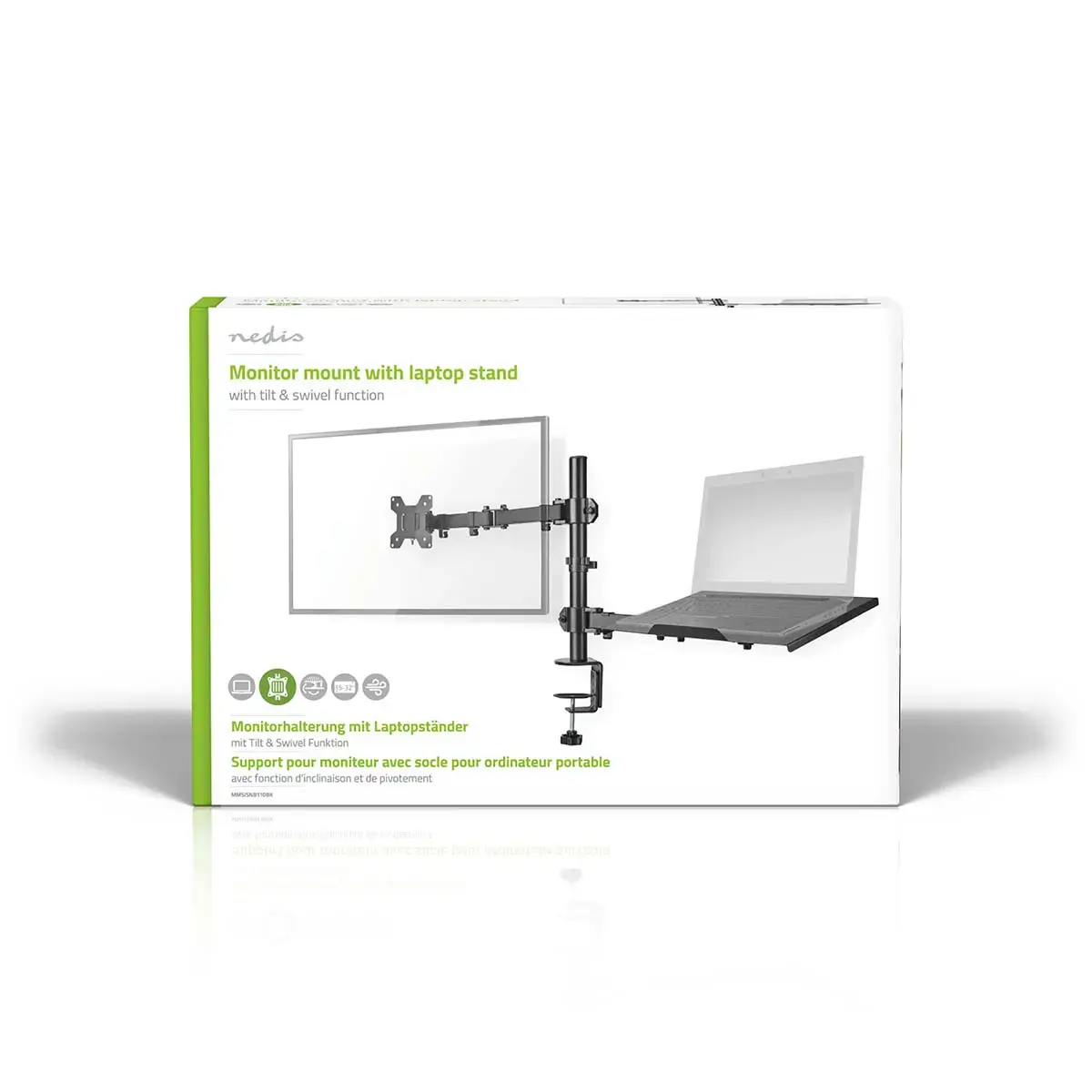 Monitor mount Nedis MMSISNB110BK Photo 6