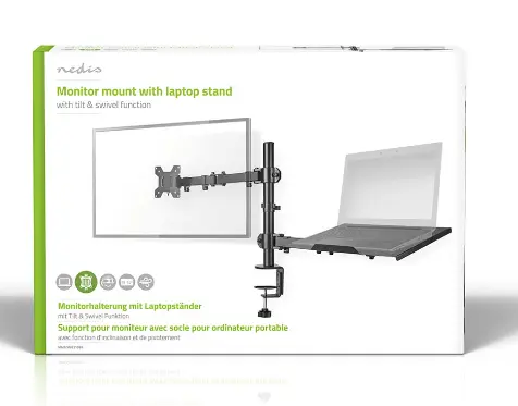 Monitoru statīvs Nedis MMSISNB110BK Photo 14