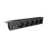 Deltaco GT-1105 Kontaktligzda AC + USB A + USB C Photo 3
