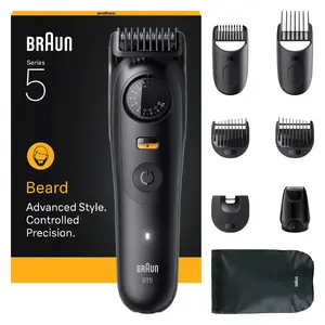 Beard Trimmer Braun BeardTrimmer 5 BT5560 Battery 40 2 cm Wet & Dry Black