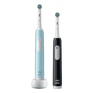 Rotating-oscillating toothbrush Oral-B Pro 1 PRO1CRSDUO Adult Black Turquoise White