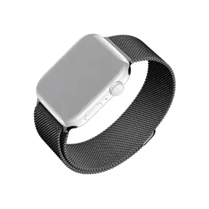 Сетчатый ремешок для Apple Watch от FIXED — совместим с 42/44/45/46/49 мм (чёрный)