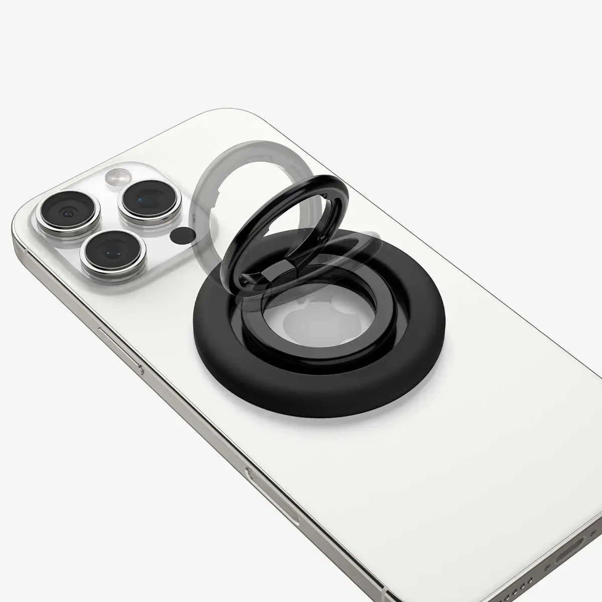 Spigen Nano Pop (MagFit) magnetic ring — Black Photo 6