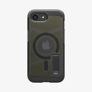 Чехол Spigen Tough Armor AI iPhone 16e Case Frost Black