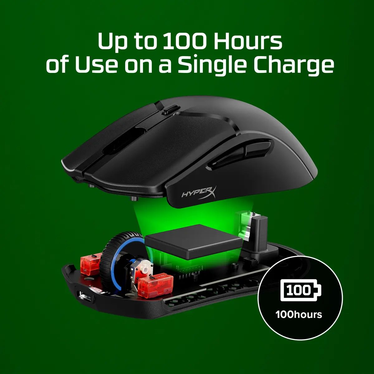 Bezvadu spēļu pele HyperX Pulsefire Haste 2 Mini Photo 3