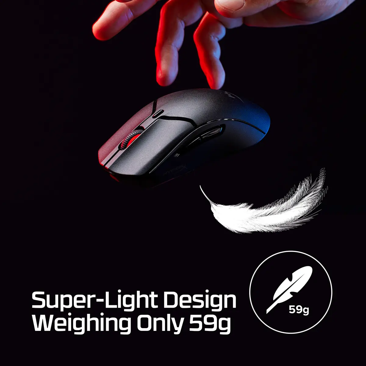 Bezvadu spēļu pele HyperX Pulsefire Haste 2 Mini Photo 5