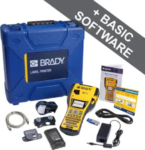 Мобильный термотрансферный принтер этикеток Brady M410-KIT-EU QWERTY 300 dpi (177184)