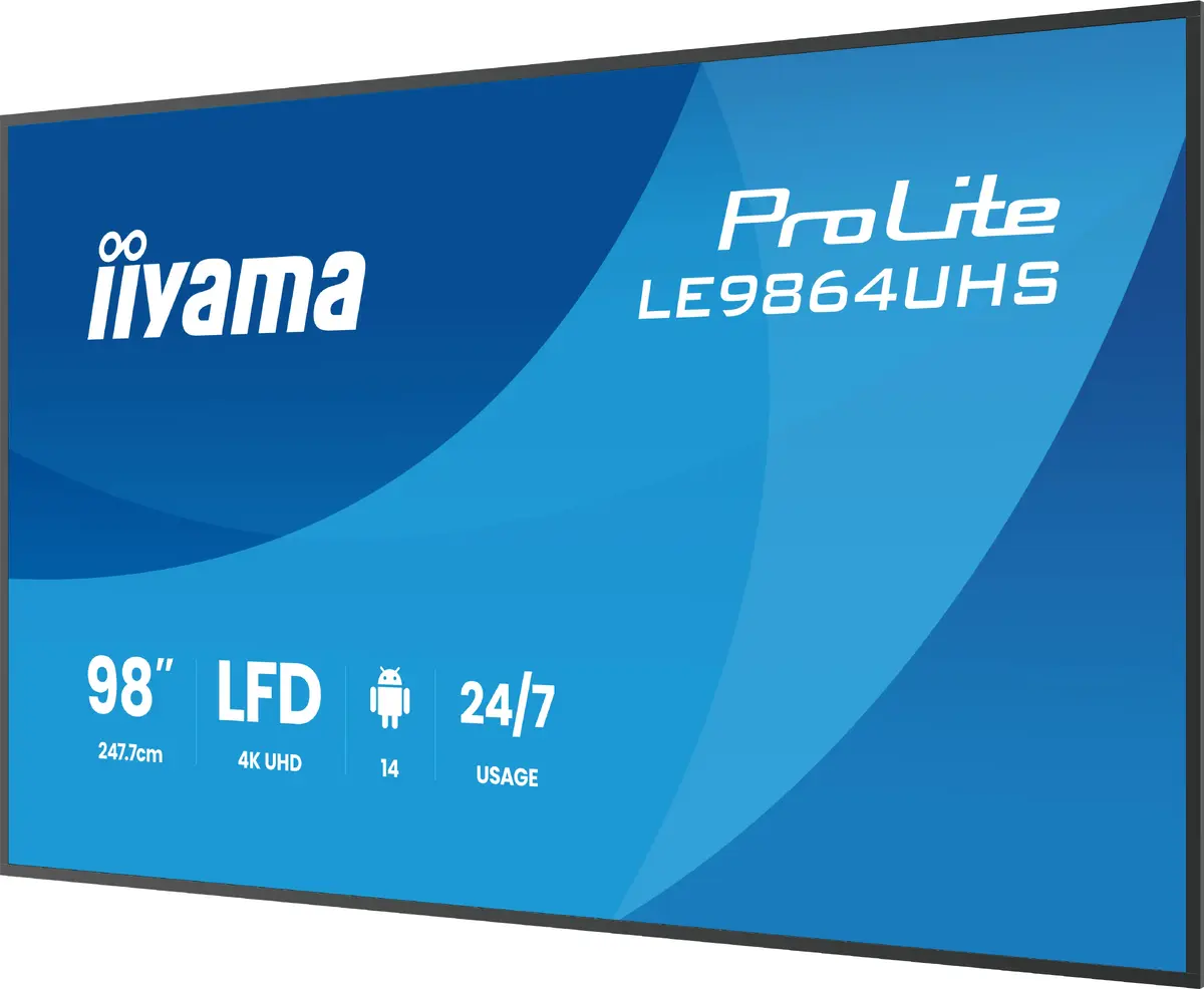 Digitālais reklāmas ekrāns iiyama LE9864UHS-B1AG Photo 3