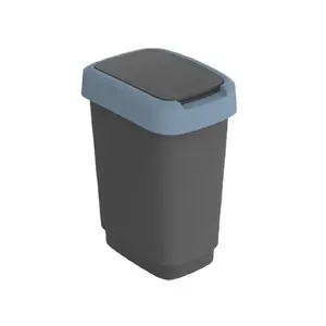 Trash bin rotho Twist Blue 25 l – household waste container, 25 liters