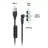 connectIT PowerLink 3-в-1 магнитный кабель CCA-2200-BK Photo 3