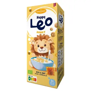 Instant Oatmeal with Honey, Happy Leo Organic, 150 g
