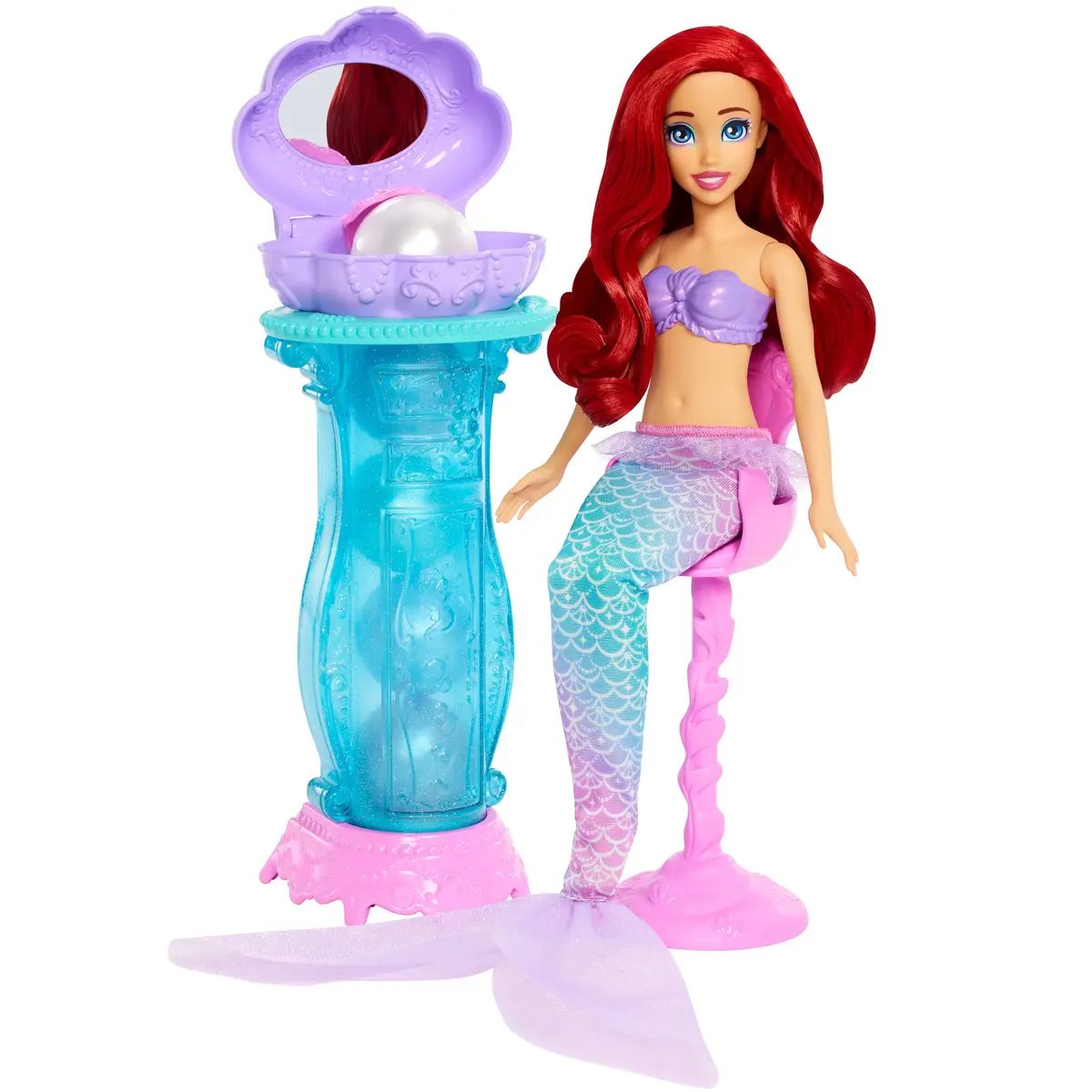 Modes lelle Disney Princess Ariel ar tualetes galdiņu Photo 6