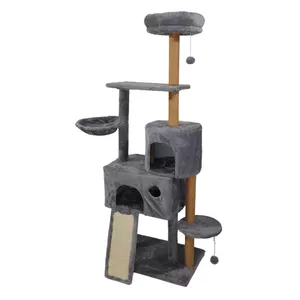 Cat house BESK 9134696, 60×40×150 cm with sleeping area