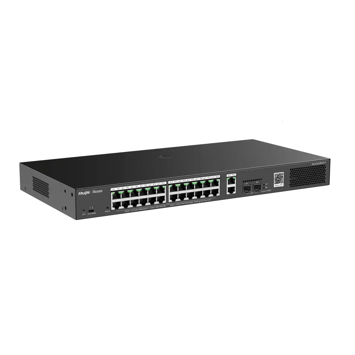 RUIJIE RG-ES228GS-P управляемый 26-портовый PoE коммутатор Photo 2